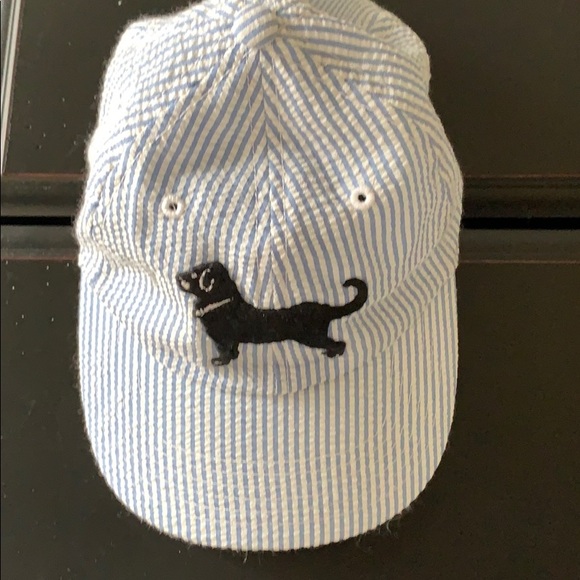 black dog company Accessories - The black dog blue seersucker hat